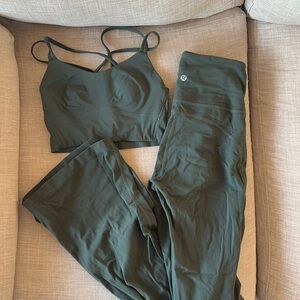Green lululemon set